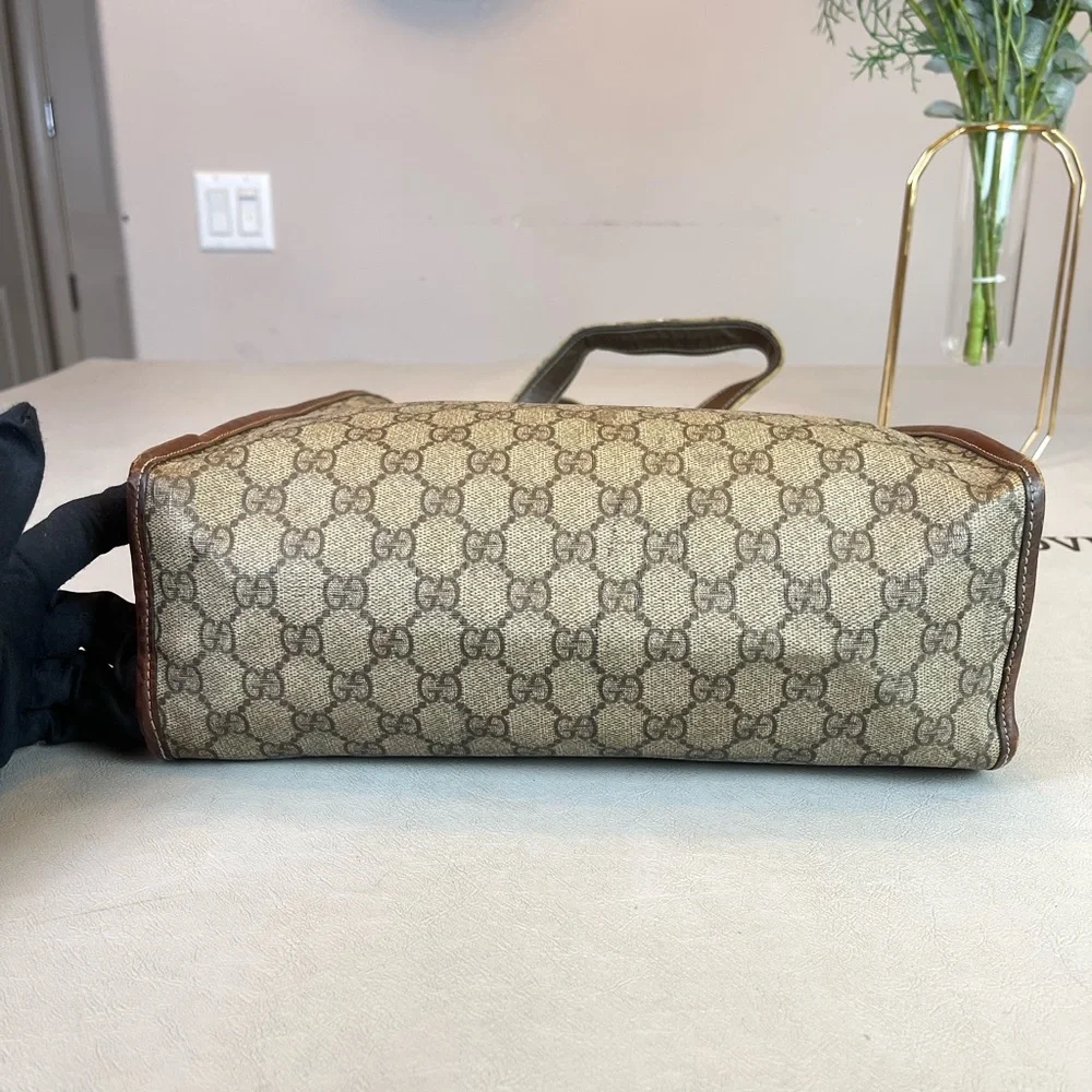 Gucci GG Logo Printed Totes Shoulder Bag - Picture 12 of 16